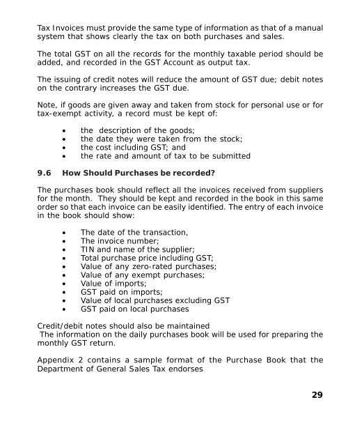 The GST Guide - The Belize Department of General Sales Tax