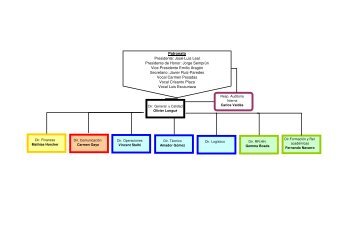 organigrama estructura ejecutiva - Acción Contra el Hambre