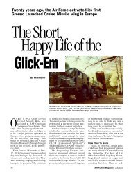The Short, Happy Life of the Glick-Em - Air Force Magazine