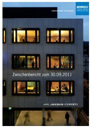 Zwischenbericht zum 30.09.2011