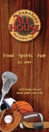 Food Ë Sports Ë Fun - Carolina Ale House