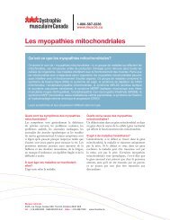 Les myopathies mitochondriales