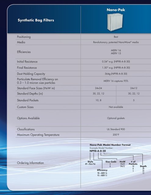 Sales Brochure - Purolator Air Filtration