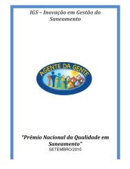 Agente da Gente - PrÃªmio Nacional da Qualidade em Saneamento