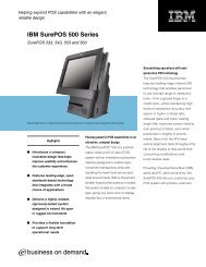 IBM SurePOS 500 Series - Merchant Applications Inc.