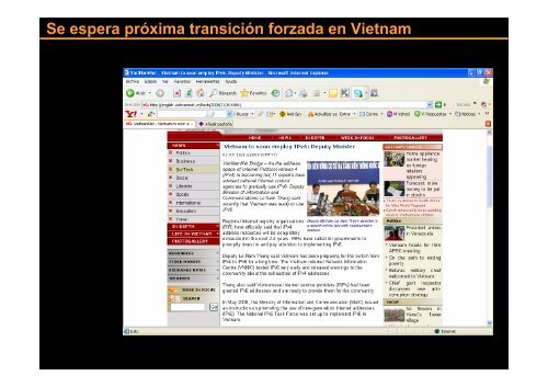 descargar conferencia - Bienvenidos al Portal IPv6 Cuba