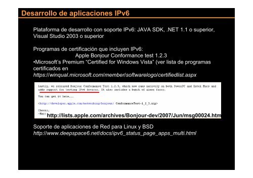 descargar conferencia - Bienvenidos al Portal IPv6 Cuba