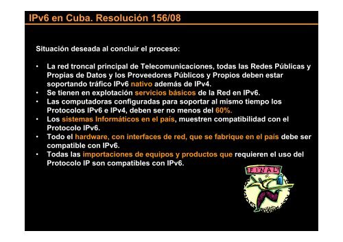 descargar conferencia - Bienvenidos al Portal IPv6 Cuba