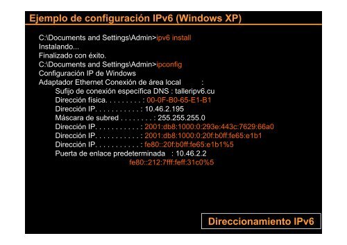 descargar conferencia - Bienvenidos al Portal IPv6 Cuba