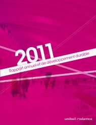 Rapport Annuel 2011 - Unibail-Rodamco