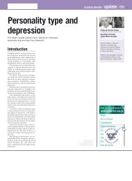 Personality type and depression - Black Dog Institute