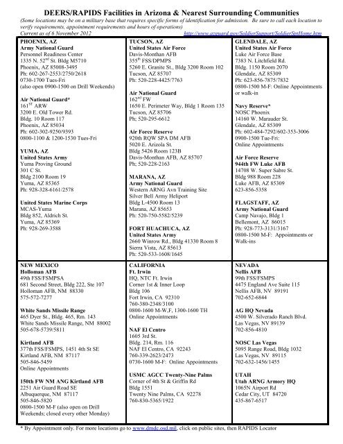 Fort Huachuca Id Card Appointment