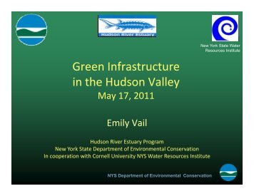 Green Infrastructure in the Hudson Valley - NEIWPCC