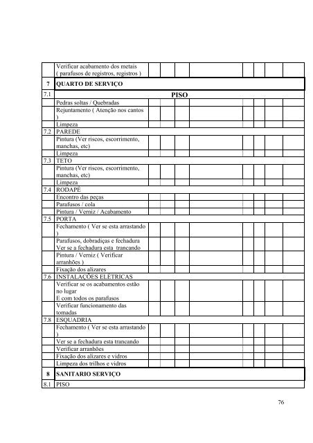 roteiro para finalizaÃ§Ã£o e entrega de obra - EspecializaÃ§Ã£o em ...