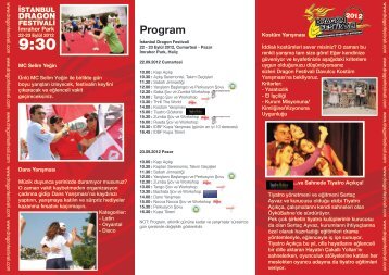 Program - Dragon Festivali