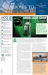 green light laser - Wentworth-Douglass Hospital