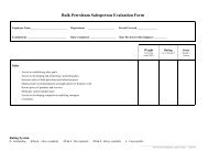 Bulk Petroleum Salesperson Evaluation Form - Land O'Lakes Inc.