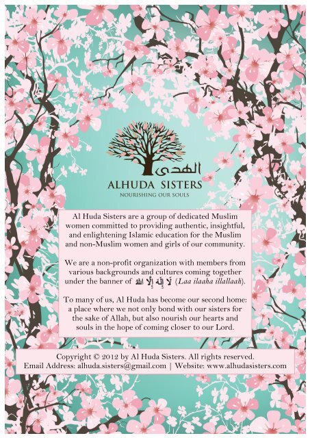 Precious Remembrance [11232012] - AlHuda Sisters