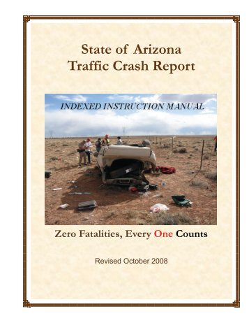 State of Arizona ~ Traffic Crash Report