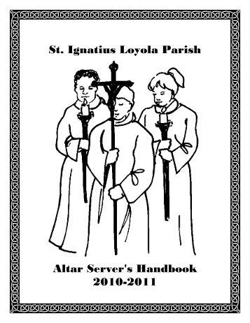 Download Handbook for Altar Servers - Church of St. Ignatius Loyola