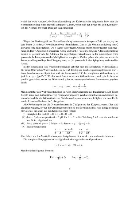 HÃ¶here Mathematik A fÃ¼r Elektrotechniker