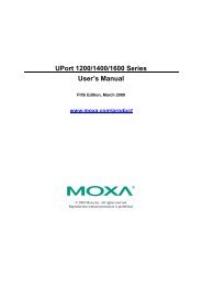 UPort 1200/1400/1600 Series User Manual v5 - Emit