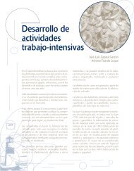 Desarrollo de actividades trabajo-intensivas