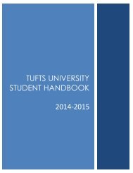 Tufts University student handbook - USS at Tufts