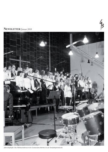 Ausgabe Januar 2010 - Gymnasium Borbeck