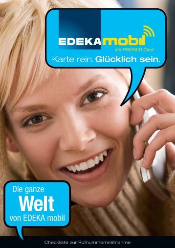 Checkliste zur Rufnummernmitnahme - EDEKA mobil