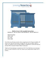 Built to Grow Crib Assembly Instructions - Stanley Furniture