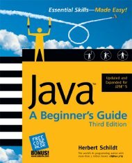Javaâ¢: A Beginner's Guide, Third Edition