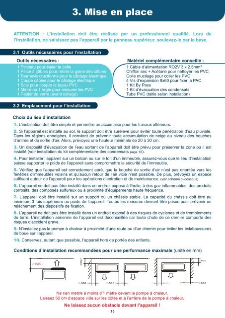 Manuel d'utilisation de la pompe Ã  chaleur Poolex - Nantalo