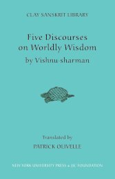 Five Discourses on Worldly Wisdom - Clay Sanskrit Library