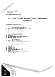 Jan & Feb 2012 Listings â Esplanade Presents Programmes and ...