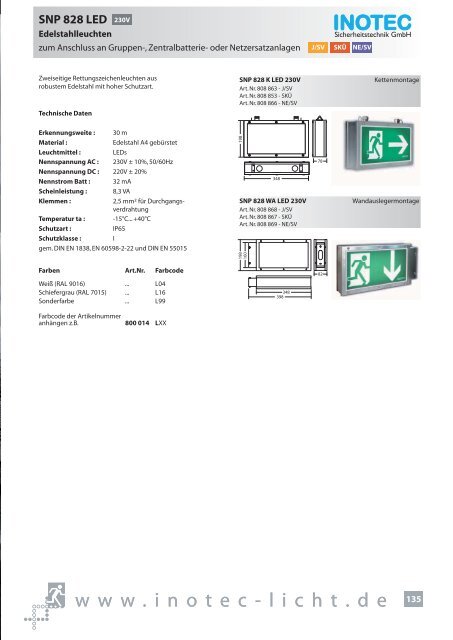 SNP 1520 230V - INOTEC Sicherheitstechnik GmbH