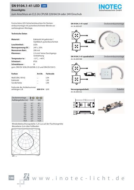 SNP 1520 230V - INOTEC Sicherheitstechnik GmbH