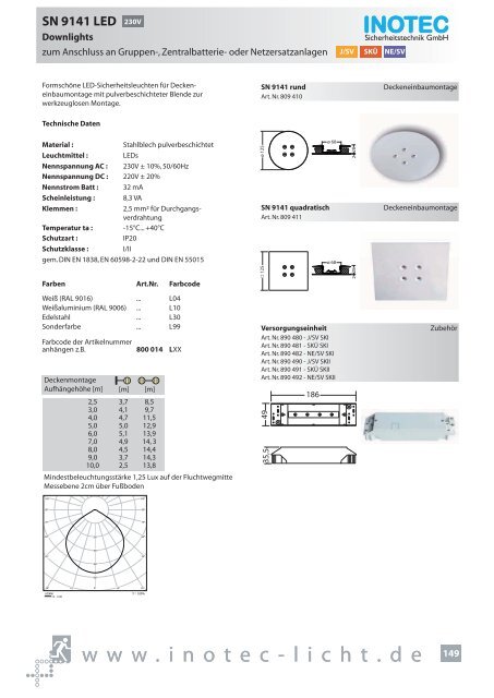 SNP 1520 230V - INOTEC Sicherheitstechnik GmbH