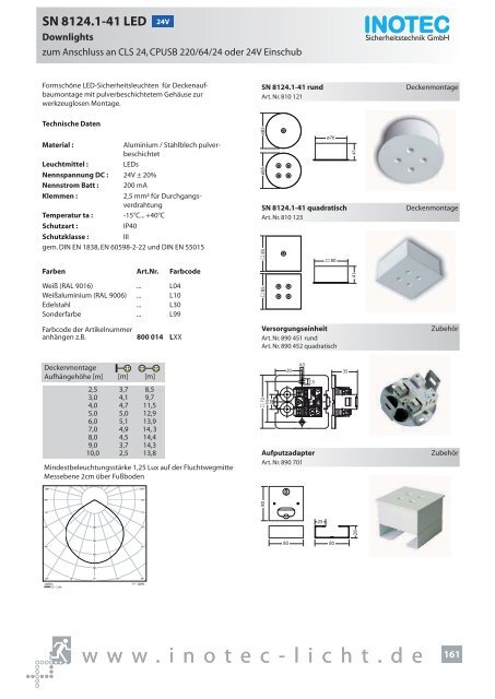 SNP 1520 230V - INOTEC Sicherheitstechnik GmbH