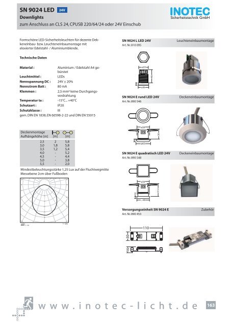 SNP 1520 230V - INOTEC Sicherheitstechnik GmbH