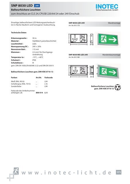 SNP 1520 230V - INOTEC Sicherheitstechnik GmbH