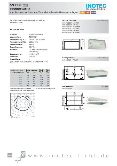 SNP 1520 230V - INOTEC Sicherheitstechnik GmbH