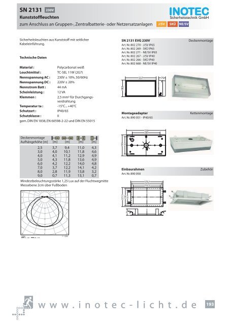 SNP 1520 230V - INOTEC Sicherheitstechnik GmbH