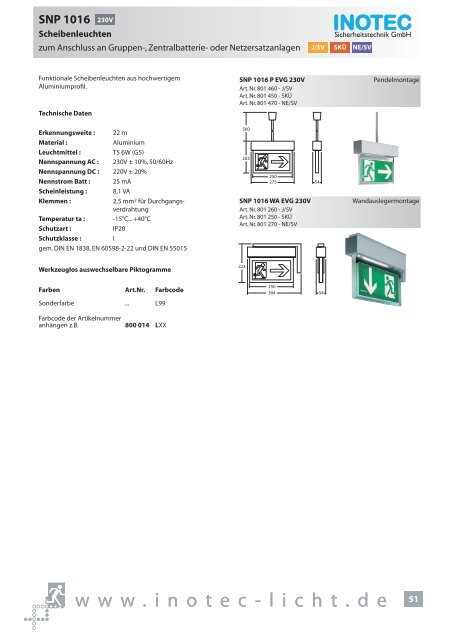 SNP 1520 230V - INOTEC Sicherheitstechnik GmbH