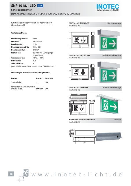 SNP 1520 230V - INOTEC Sicherheitstechnik GmbH