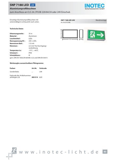 SNP 1520 230V - INOTEC Sicherheitstechnik GmbH