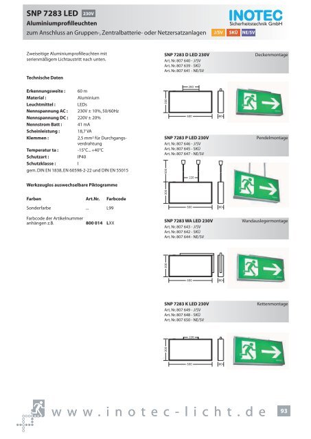 SNP 1520 230V - INOTEC Sicherheitstechnik GmbH