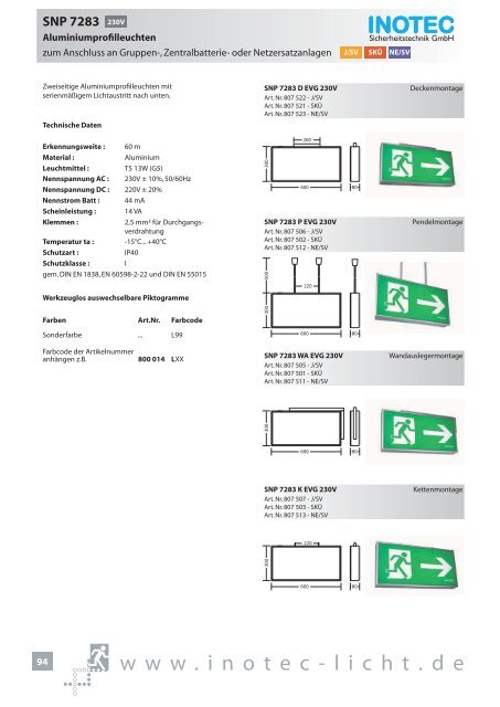 SNP 1520 230V - INOTEC Sicherheitstechnik GmbH