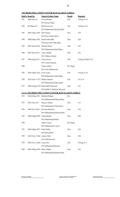 B..Ed Supplementary 10 & Annual Examination 2011