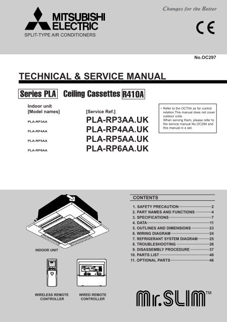 TECHNICAL & SERVICE MANUAL Ceiling Cassettes ... - Engvent.ru